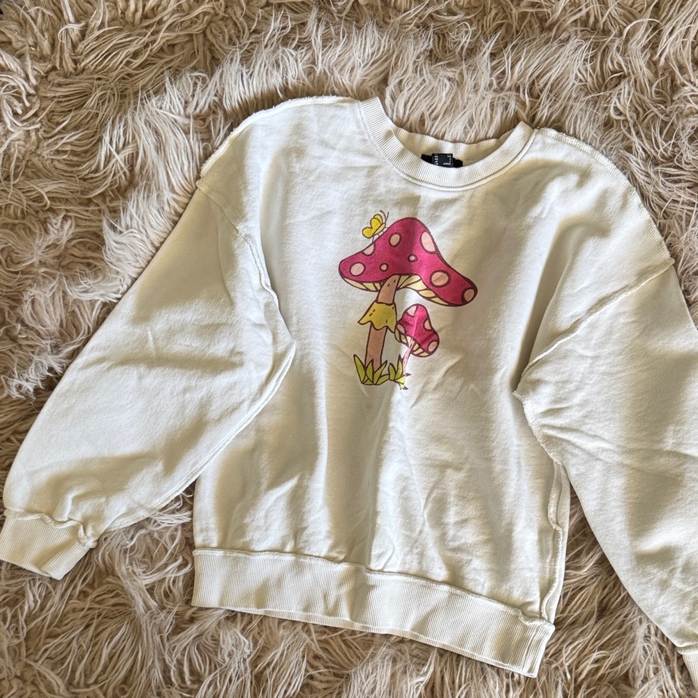 Kids forever 21 Cream sweater